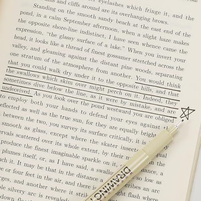 Muchcute 05 Fine Point Writing Pens: 6 Black 0.45mm Smooth No Bleed Bible - color: 6 Fine Point 05(0.45mm)