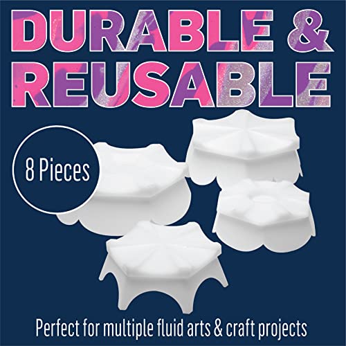 FolkArt Drizzle Pouring Tool Set, 8 Piece Volcano Pouring Set Perfect for Fluid Paint Pouring Arts and Crafts Projects, 50434 - style: Volcano Pouring Set