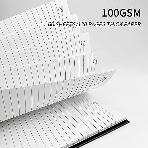 Large Lined Notebook Spiral Notebook 8.5" x 11"-4 Pack LINED Notebook 7mm Ruled Hardcover Notebook 120 Pages 100 GSM Thick Paper Notebook Hardcover Journal for School, Office,Study and Notes | 4 Pack LINED Notebook Ruled Hardcover Notebook Thick Paper Not