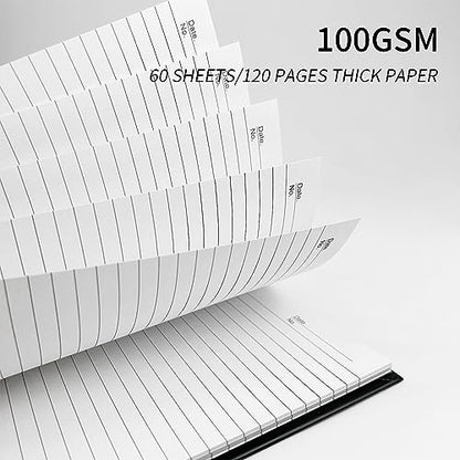 Large Lined Notebook Spiral Notebook 8.5" x 11"-4 Pack LINED Notebook 7mm Ruled Hardcover Notebook 120 Pages 100 GSM Thick Paper Notebook Hardcover Journal for School, Office,Study and Notes | 4 Pack LINED Notebook Ruled Hardcover Notebook Thick Paper Not