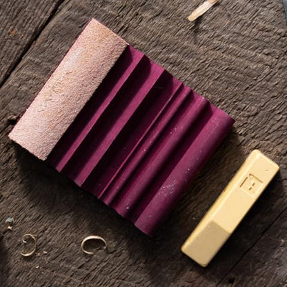 Flexcut Wood Carving Tools | Flexcut SlipStrop | Polish and Debur Cutting and Carving Tools For Razor Sharp Blade Edges | Includes Polishing Compound | PW12 | Made in the U.S.A.