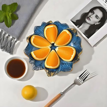 YXDGSG Large Resin Tray molds 14in Flower Resin Molds Silicone + 4pcs Coaster Silicone Mold Set DIY Art Craft Tray Cup Mats Epoxy Resin Casting