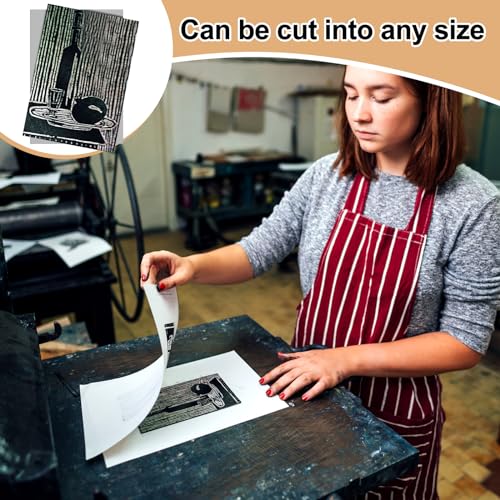 Yeaqee 2 Pcs 12 x 18 Inch Linoleum Blocks for Printmaking, Gray - color: Gray, size: 12 x 18 Inch