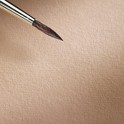 Toned Watercolour 200g/m² Beige, Square Watercolor Notebook, Size 14x14cm, 30 fls (Pack of 2) - size: 14X14 (Pack of 2)