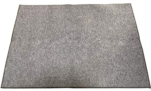 Easyou Chinese Calligraphy Felt Mat Sumi Painting Desk Pad 50 * 70cm (19.6"*27.5") Thick (Grey without grids) - color: Grey without grids
