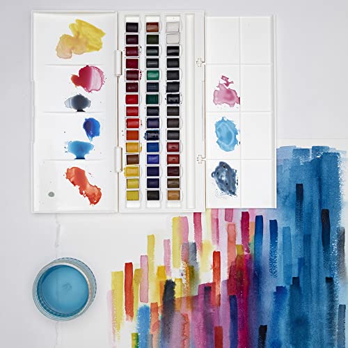 Winsor & Newton Cotman Watercolor Paint Set, 45 Half Pan Studio Set - style: 45 Half Pan Studio Set