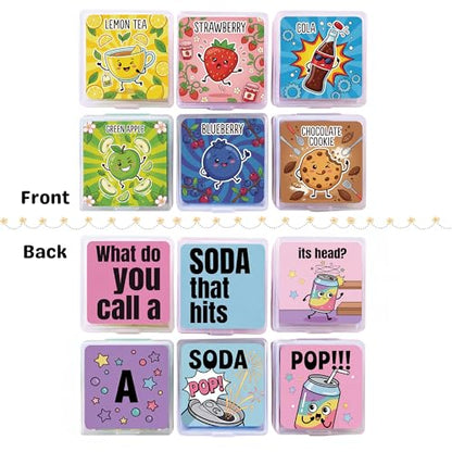 24 pcs Scented Kneaded Erasers Set, Kneadable Art Erasers in Individual Plastic Cases, Soft Moldable Drawing Eraser for Sketching, Charcoal, Graphite, Clean Erasing Stationery (24, Soda Theme) - color: Soda Theme