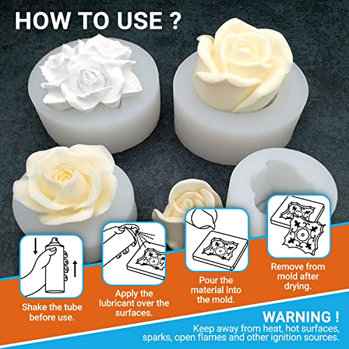 Adhesive Guru Non Silicone Epoxy Mold Release Spray (6.76 fl oz), Silicone-Free Release Agent Aerosol Spray for Epoxy Resin Molds, 1 Pack - color: 6.76 fl oz, size: 1 Pack