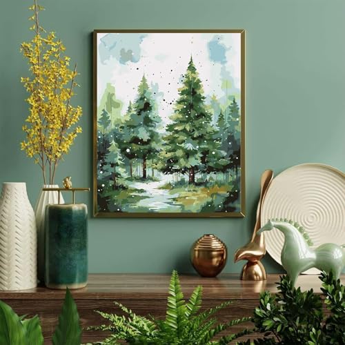 niurenmaoyi Landscape Paint by Numbers Kit for Adult Beginner,16X20in - color: Adults' Paint-By-Number Kits-0521-06