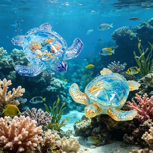 Sea Turtle Resin Molds, 2 Pack Ocean Animal Resin Crafting Molds - color: 2 Pcs sea turtle resin molds