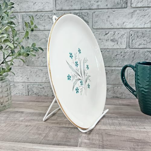 GIBSON HOLDERS 3A Adjustable White Wire Display Easel, 3.625" W x 4" D x 8.75" H, Pack of 3 - size: 3-Pack