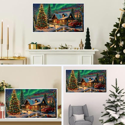 Extra Large Diamond Art Kits for Adults, 5D Diamond Painting Kits 28x16 In - color: Christmas Large Diamond Painting