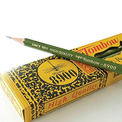 Tombow 8900 Drawing Pencil, B,Graphite 12-Pack - style: B