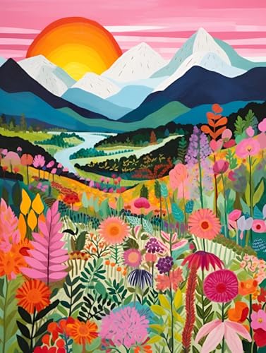 Diamond Art Kits for Adults,landscape Diamond Painting Kits 12 x 16in | Diamond Painting Kit - Sparkling Full Drill Design Perfect for Home Decor, Holiday Gifting, And Relaxing Crafting 12x16inch - color: DP03321