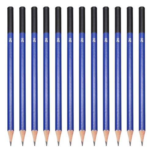 PATIKIL 2H Drawing Pencils for Sketching, 24PCS Sketch Pencils for Drawing Art Pencils Graphite Wood Pre-sharpened for Drawing Sketching Artists, 2H Pencils - style: 2H