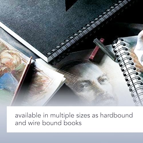Canson Artist Series Sketch Book, Hardbound, 5.5x8.5 inches, 108 Sheets - Lay Flat Art Notebook (Pack of 3) - size: 5.5"X8.5" (Pack of 3)