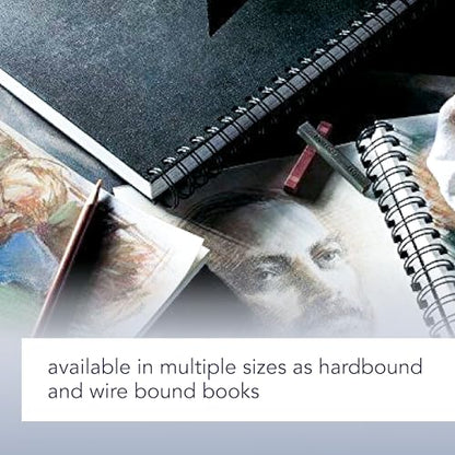 Canson Artist Series Sketch Book, Hardbound, 5.5x8.5 inches, 108 Sheets - Lay Flat Art Notebook (Pack of 3) - size: 5.5"X8.5" (Pack of 3)