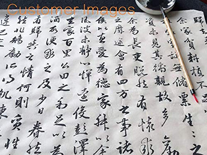Weasel Hair Chinese Calligraphy Brush Premium Chinese Brush Sumi Brushes 99% Weasel Hair wolf hair for Font 3-5cm, 1pc QingJin - color: 0501. QingJin 1pc