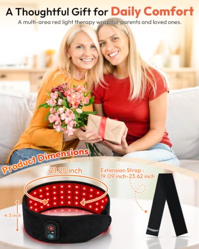 Red Light Therapy Hands Wrist Wrap, Cordless Infrared Heating Pad, 96 LEDs | 660nm/850nm infrared light, rechargeable, portable, timer, belt for arm, knee, feet, body, therawrap for carpal tunnel, home