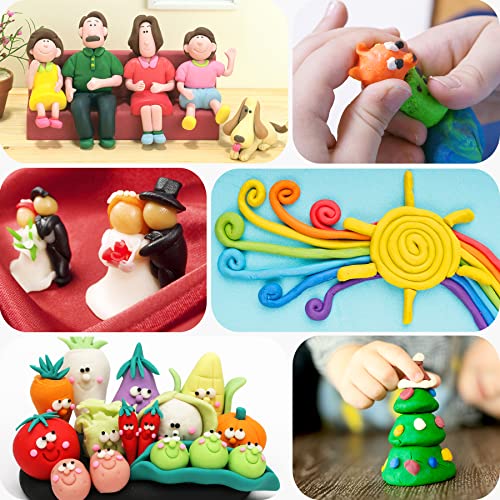 IGaiety Polymer Clay Kit for Kids, 110 Colors Oven Bake Clay