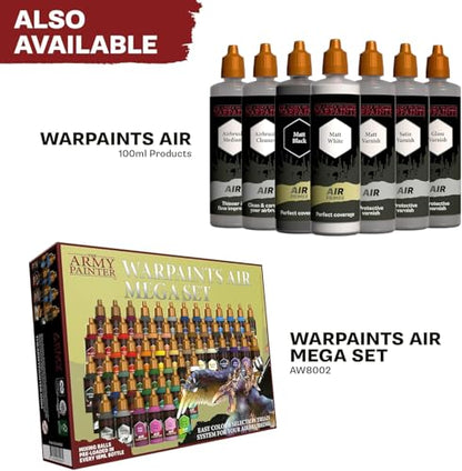 The Army Painter, Air Triads Turquoise, 6 x 18 ml, airbrush-ready | Pre-thinned Acrylic spray gun paints - Paint sprayer paint for D&D & Warhammer Miniatures - color: Turquoise