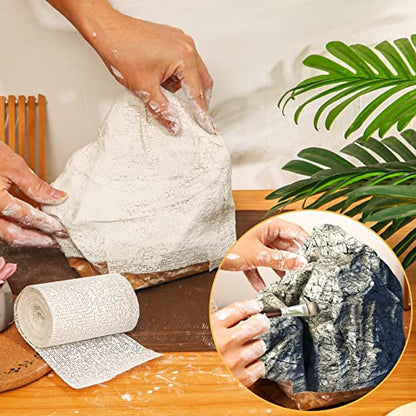 45ft - 211ft Plaster Cloth Rolls White Gauze Strips Wrap Bandages for Craft Belly Cast Mask Making Body Molds Scenery Art(8inch x 45 Feet, White) - color: White, size: 8 Inch x 45 Feet