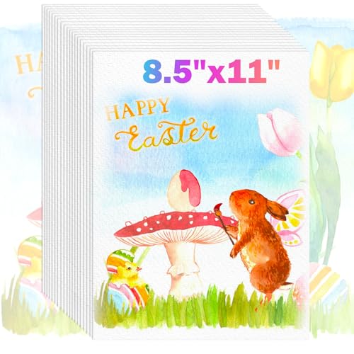 8.5"x11" Watercolor Paper, Loose Drawing Paper,20 Sheets Water Color Paper - size: 8.5" x 11", 20 sheets, style: loose watercolor drawing paper