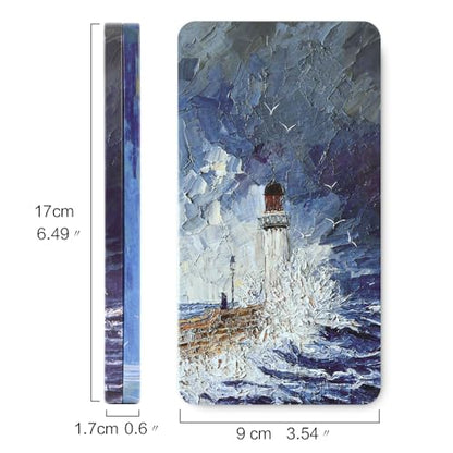 40 Empty Half Pans Watercolor Palette Tins Box with Magnetic Squares - color: Lighthouse, size: 40 Half Pans