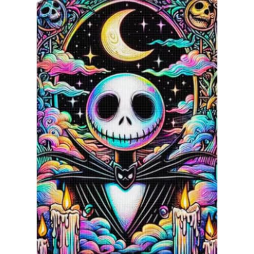 VeGuude Halloween Diamond Art Kits for Adults Home Wall Decor Gift 12x16 in - color: DP04280