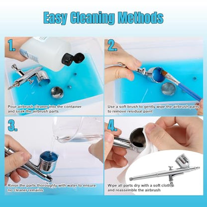 FansArriche Airbrush Cleaner, 33.82 fl oz Air Brush Cleaning Solution - size: 33.82 Fl Oz (Pack of 1)