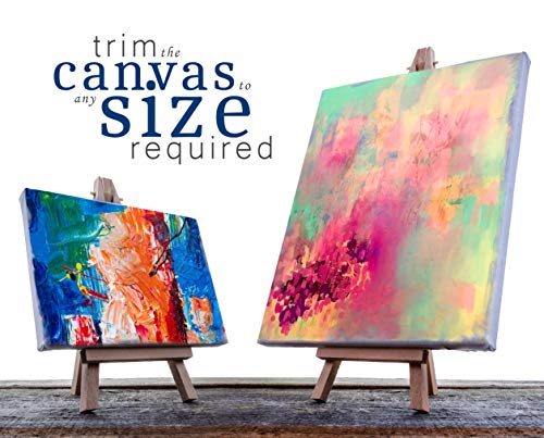 VViViD Double Primed Cotton Canvas 36" Wide Roll Choose Your Size! (1.49' x 36") - size: 1.49' x 36"