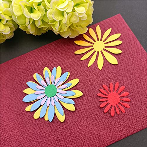 Flower Cutting Dies Metal Dies for Card Making Stamps Embossing Stencil Scrapbooking Album Paper DIY Crafts Decor (6 Pieces) - style: Flowers and leaves