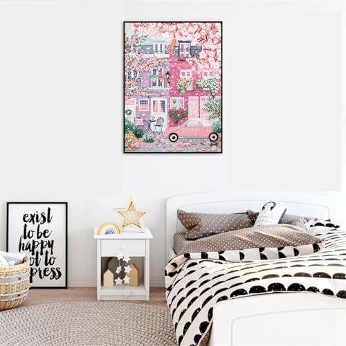 Paint by Numbers Kit for Adults,Cityscape DIY Paint by Number 16x20 In - color: MT6132