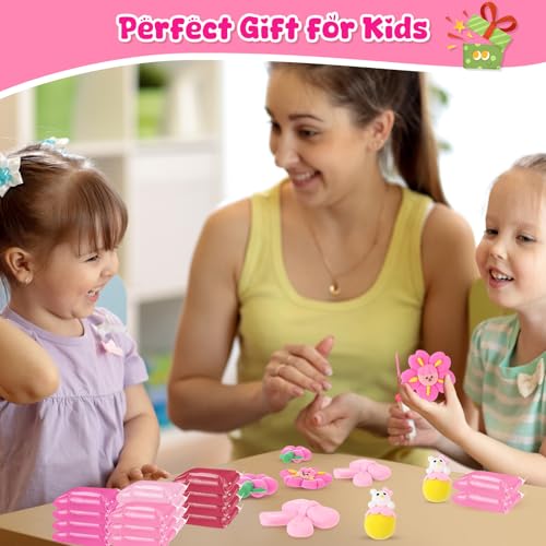 VioraWhite 72 Pcs 38oz Air Dry Clay Bulk Modeling Clay,Pink | Ultra Lightweight Foam Modeling Clay for Kids Adults, DIY Gifts Party Arts Crafts, School Project Supplies - color: Pink