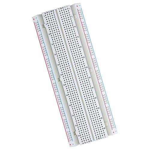 MCIGICM Breadboards, 2Pcs 830 Point & 2Pcs 400 Point Solderless Bread Board | for Proto Shield Distribution Connecting Blocks