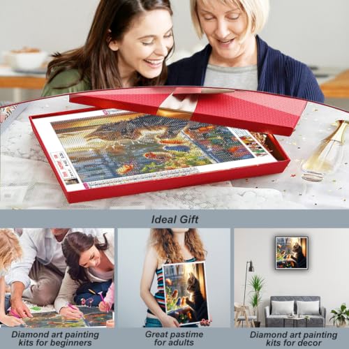 hill froeistung Cat Diamond Art Kits for Adults,Beginners - color: HF-A158