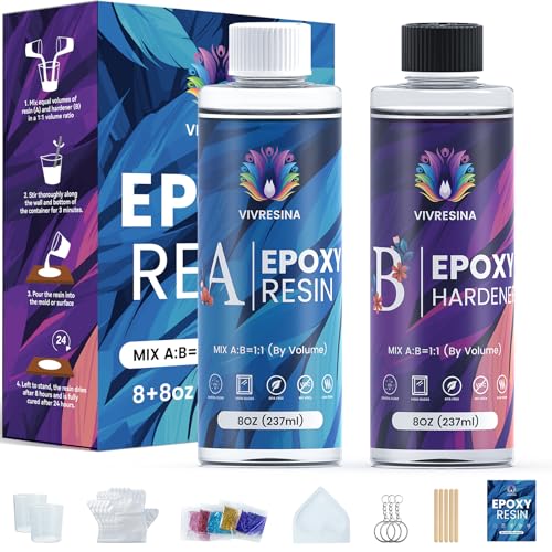 Vivresina Epoxy Resin Kit 16 OZ for Crafts - size: 16 OZ