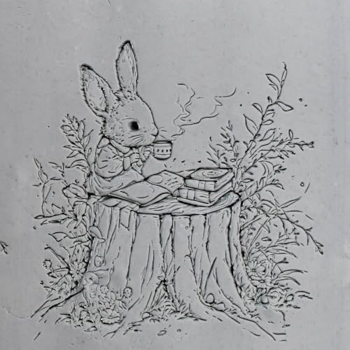 Bunny Clay Texture Roller 2" for Polymer Clay - color: Bunny Roller, size: 2 inch