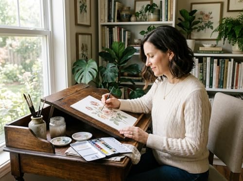 Crescent Creative Watercolor Board 11x14, 3 Sheets,100% Rag Cold Press Surface for Washes and Dry Brush | Extra Heavy Weight, Acid-Free, Rigid