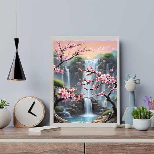 Arttoplus Waterfall Paint by Numbers Kit for Adults Beginner 16x20 inch - color: MT20936-US