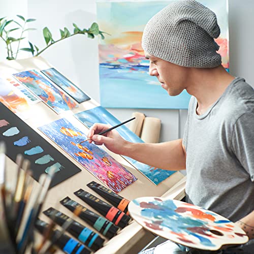 ARTEZA Canvas Boards for Painting, 5 x 7 Inches, Pack of 14, Blank White Small Canvas Panels for Acrylic, Oil and Gouache Painting - size: 5 x 7 (Pack of 14)