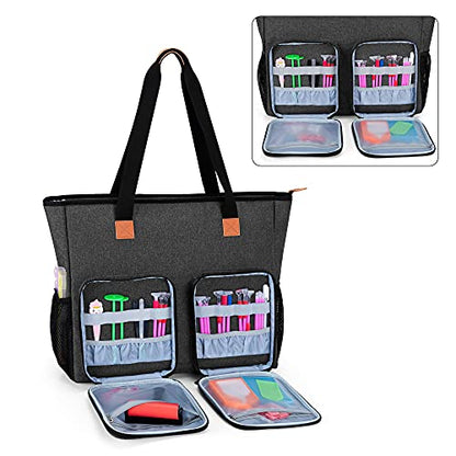 LUXJA Diamond Painting Carrying Case for A3 Light Pad, Black - color: Black