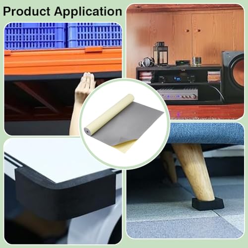 BENECREAT 78.7x15.7 Inch Light Grey Self-Adhesive EVA Foam Roll, 1mm Thick Sticky Upholstery Foam Sheets Craft Foam Sheet for Scrapbooking Crafts, Cosplay Model, Cushion Furniture - color: Light Grey