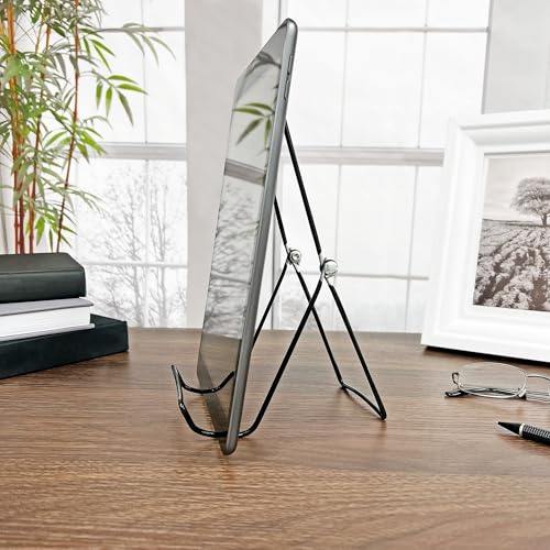 GIBSON HOLDERS 6AC Adjustable Black Wire Display Easel, 3.5" W x 4.5" D x 9.25" H, Pack of 12 - size: 12-Pack