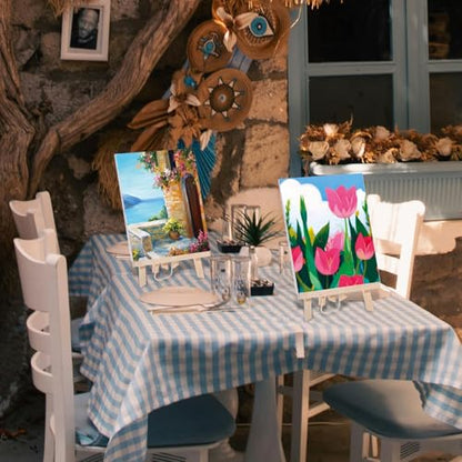Sherr 12 Pcs Pre Drawn Canvas for Adults,Mixed Styles,8 x 10 Inch - size: 8 x 10 Inch, style: Mixed Styles