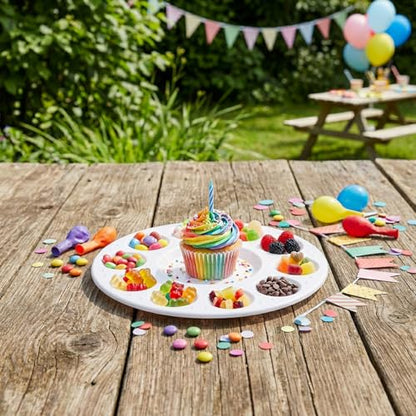100 Pcs Plastic Round Paint Tray Palettes