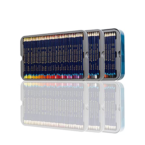 Derwent Inktense Pencils Art Set, 100 Permanent Watercolor Pencils Set in Tin, Premium Colored Pencils for Adults, Water-Soluble Indelible Pencil Collection, 4mm Core, Professional Quality - size: 100 Count (Pack of 1)
