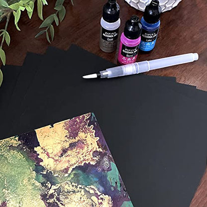 Large Black Drawing Paper Roll (23x50.25, 200gsm) - Premium Art Paper for Drawing and Painting - Great for Classrooms and Creative Projects - size: 23x50 (Roll)