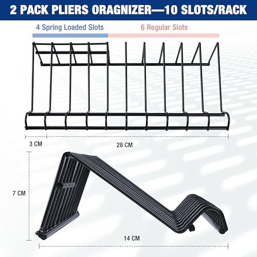 WORKPRO Pliers Set, 20-Piece Pliers Set with 2-pack Organizer Rack | Channel Locks Plier and Vise Grip Plier Assortment