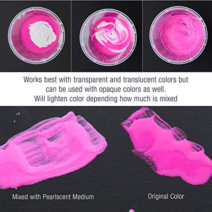 Pouring Masters 32 Oz (Quart) Acrylic Pearlescent Effects Medium - size: 32-ounces